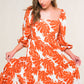 ALL THE DRAMA WOVEN MIDI DRESS