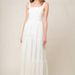 AFTER THE RAIN WHITE LACE MAXI DRESS