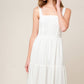 AFTER THE RAIN WHITE LACE MAXI DRESS