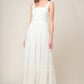 AFTER THE RAIN WHITE LACE MAXI DRESS