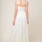 AFTER THE RAIN WHITE LACE MAXI DRESS