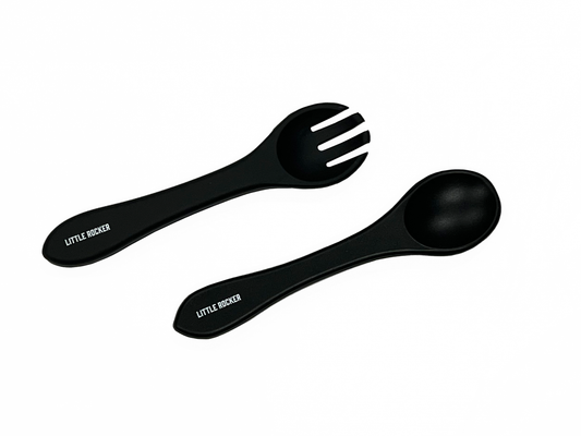 Midnight Collection - Silicone Spoon & Fork