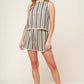 ALL IN DUE TIME CROCHET LACE TOP AND SHORTS SET