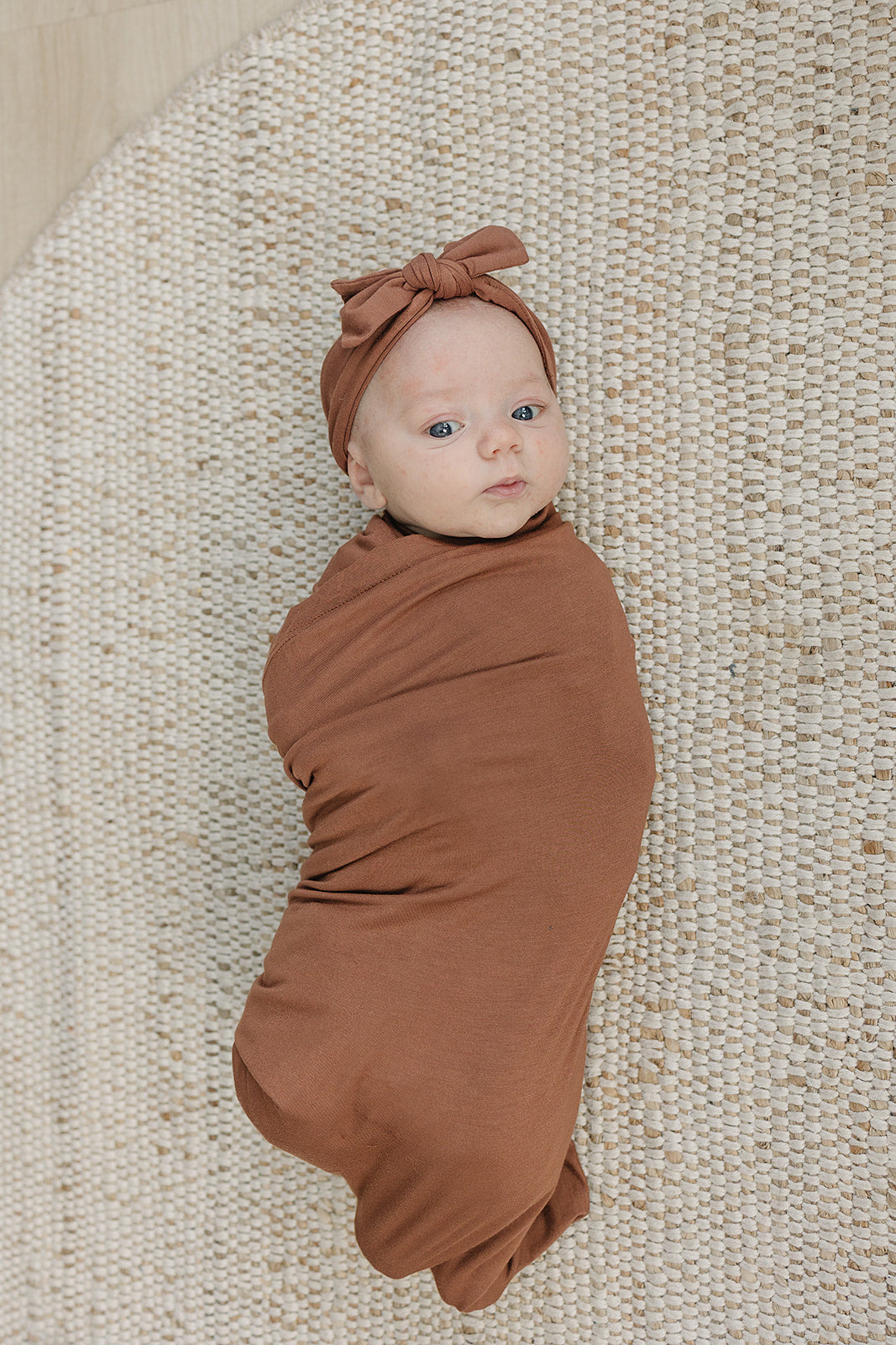 Rust Bamboo Swaddle Set