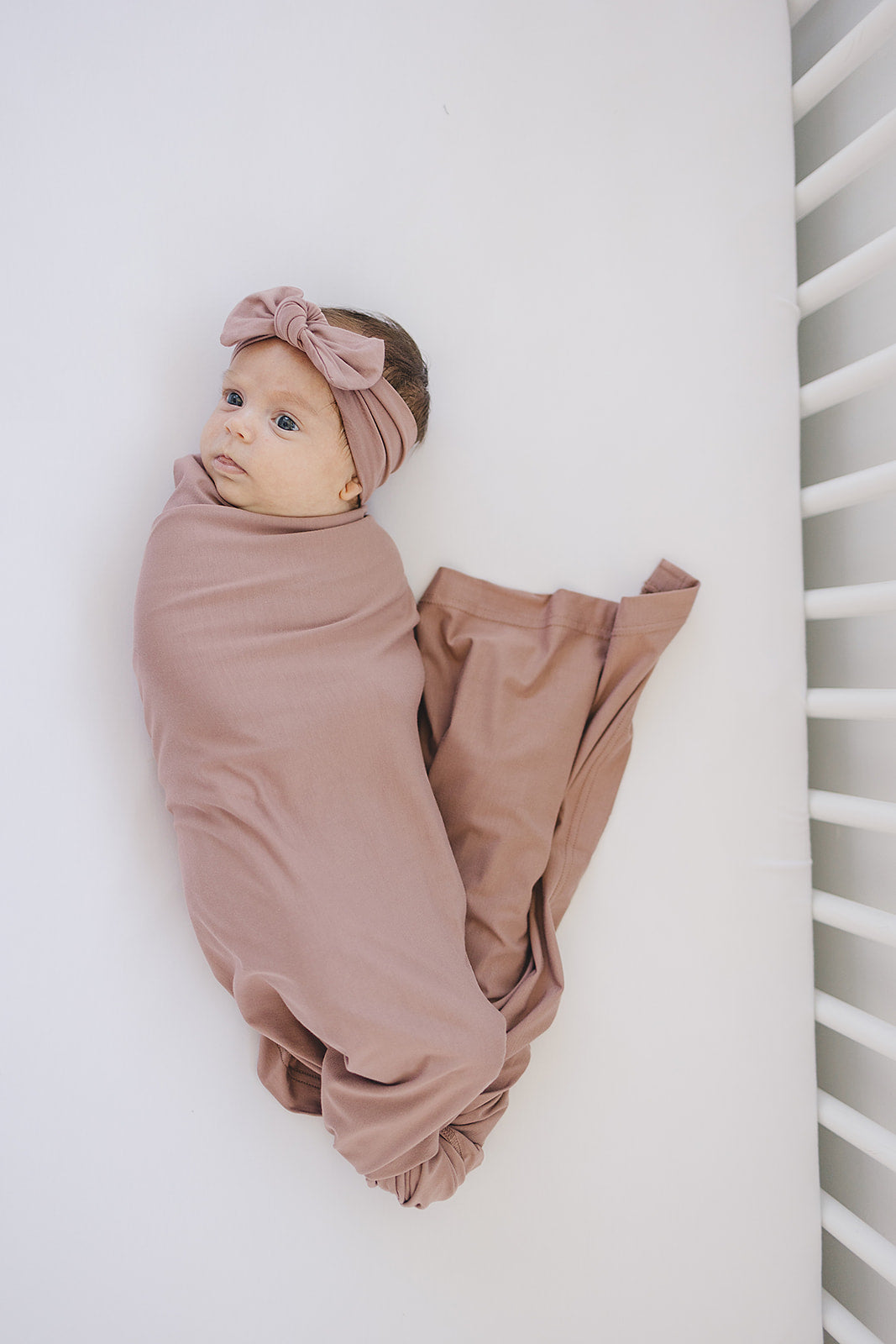 Dusty Rose Bamboo Swaddle Set