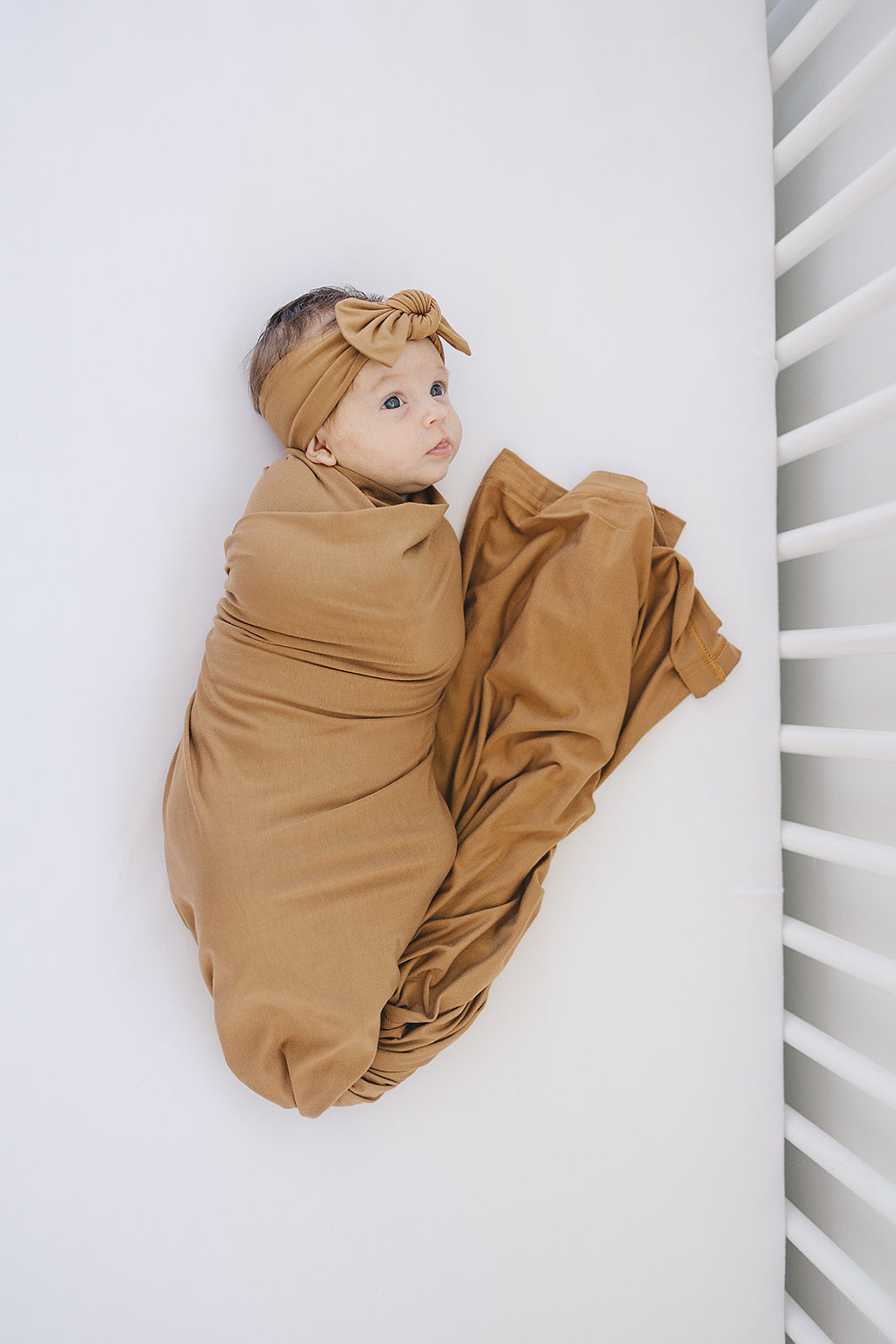 Mustard Bamboo Swaddle Set