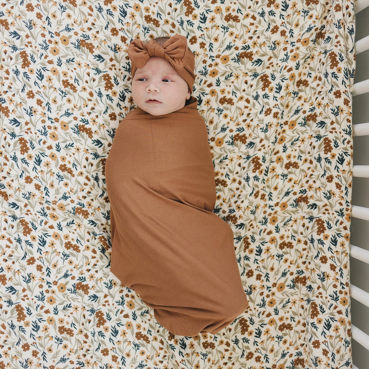 Rust Bamboo Swaddle Set