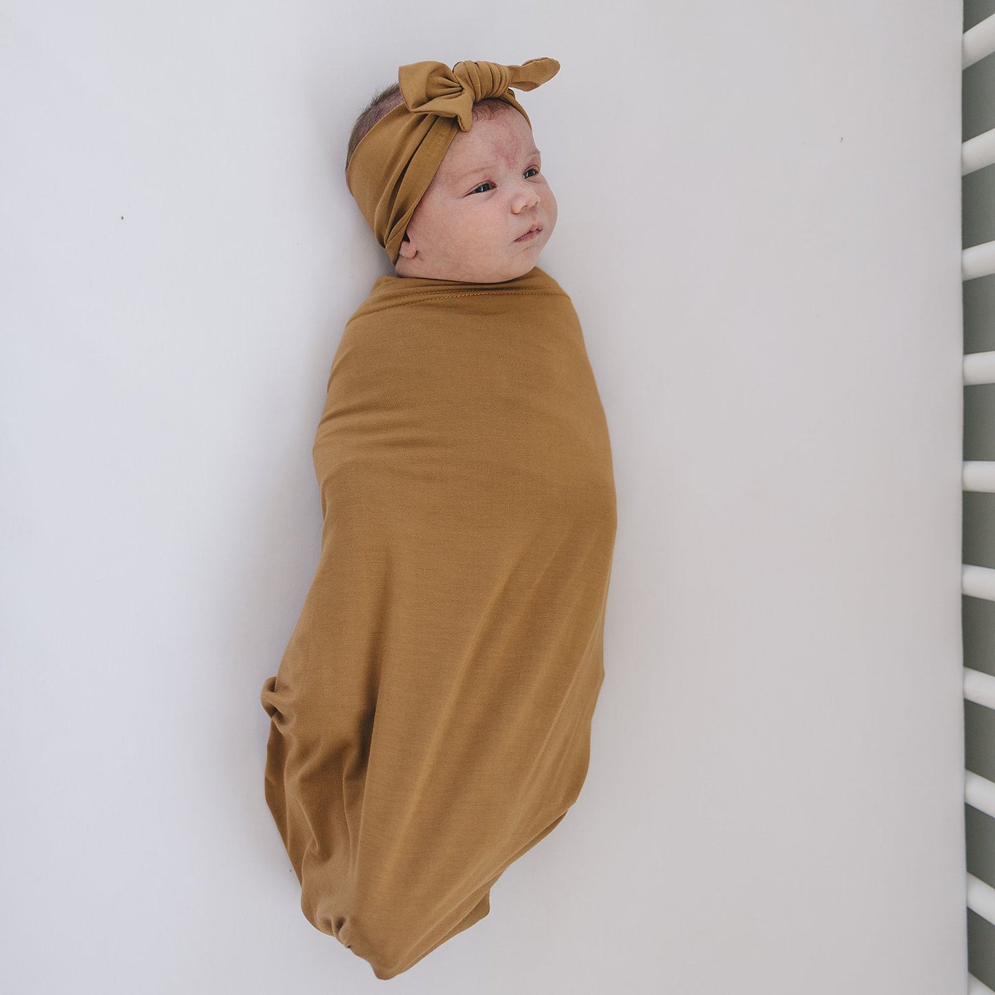 Mustard Bamboo Swaddle Set