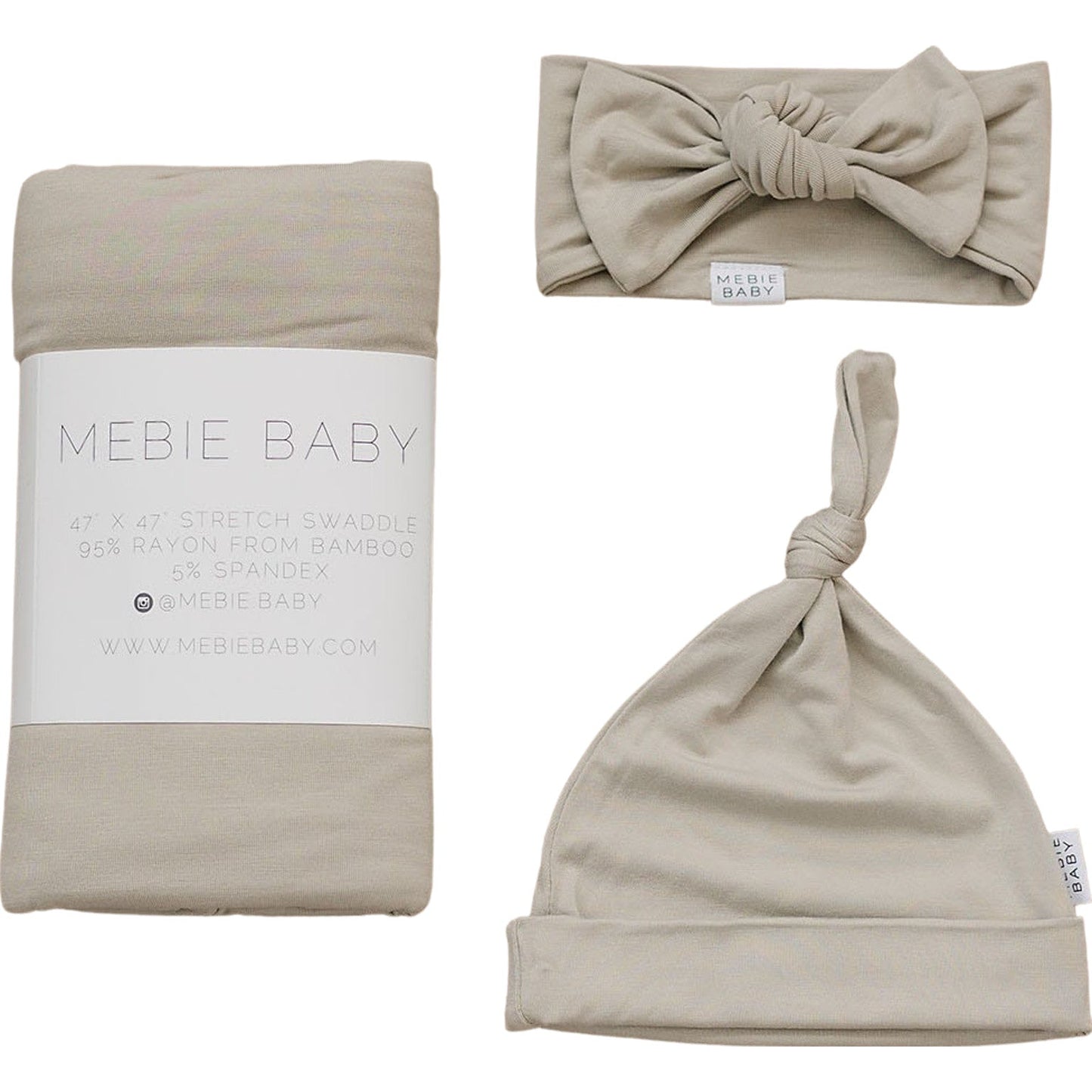 Cream Bamboo Swaddle Set