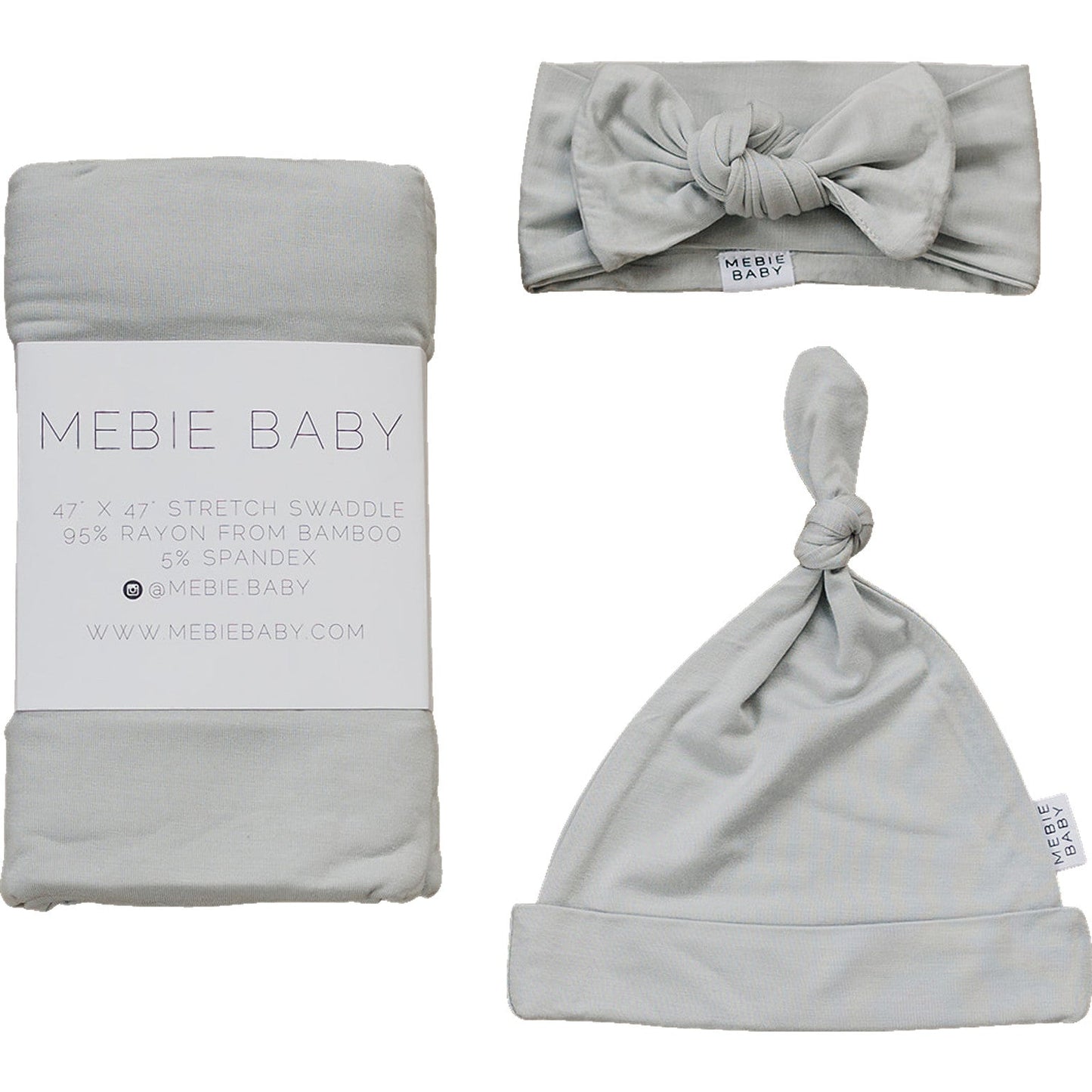 Stone Bamboo Swaddle Set