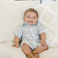 Palm Tree Linen Cotton Shorts