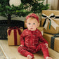 Red Plaid Bamboo Zipper
