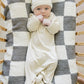 Cream Ribbed Bamboo Newborn Knot Hat