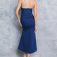 ALWAYS PLAYFUL DENIM MIDI DRESS