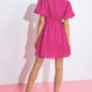 ALL IS CALM WOVEN MINI DRESS