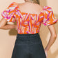 A WORLD OF GOOD WOVEN CROP TOP