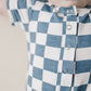 Bamboo Checkered Jumpsuit | Blue