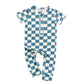 Bamboo Checkered Jumpsuit | Blue