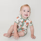 Bamboo Shorty Romper | Smiley Cowboy