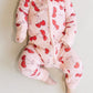 Bamboo Zip Romper | Cherry Heart