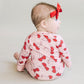 Bamboo Zip Romper | Cherry Heart