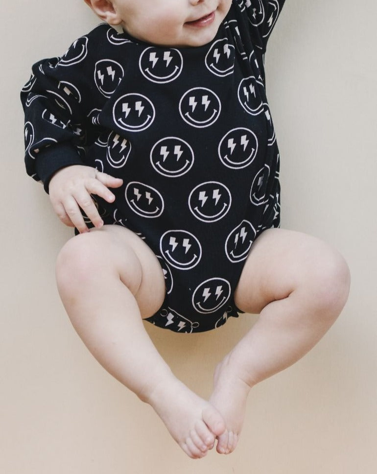 Bubble Romper | Electric Smiley