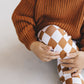 Checkered Leggings | Copper