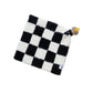 Checkered Plush Lovey | Black