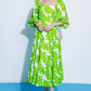 ALL THE DRAMA WOVEN MIDI DRESS
