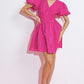 ALL IS CALM WOVEN MINI DRESS