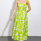 A PASSIONATE HEART WOVEN MIDI DRESS