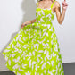 A PASSIONATE HEART WOVEN MIDI DRESS