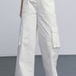 ADORABLE POSH WOVEN CARGO PANTS