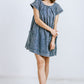 DENIM MINI DRESS