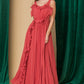 ANGELIC ENTRANCE PLEATED MAXI DRESS