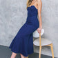 ALWAYS PLAYFUL DENIM MIDI DRESS