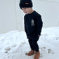 ORGANIC COTTON JOGGERS - ONYX