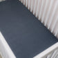 Charcoal Bamboo Stretch Crib Sheet