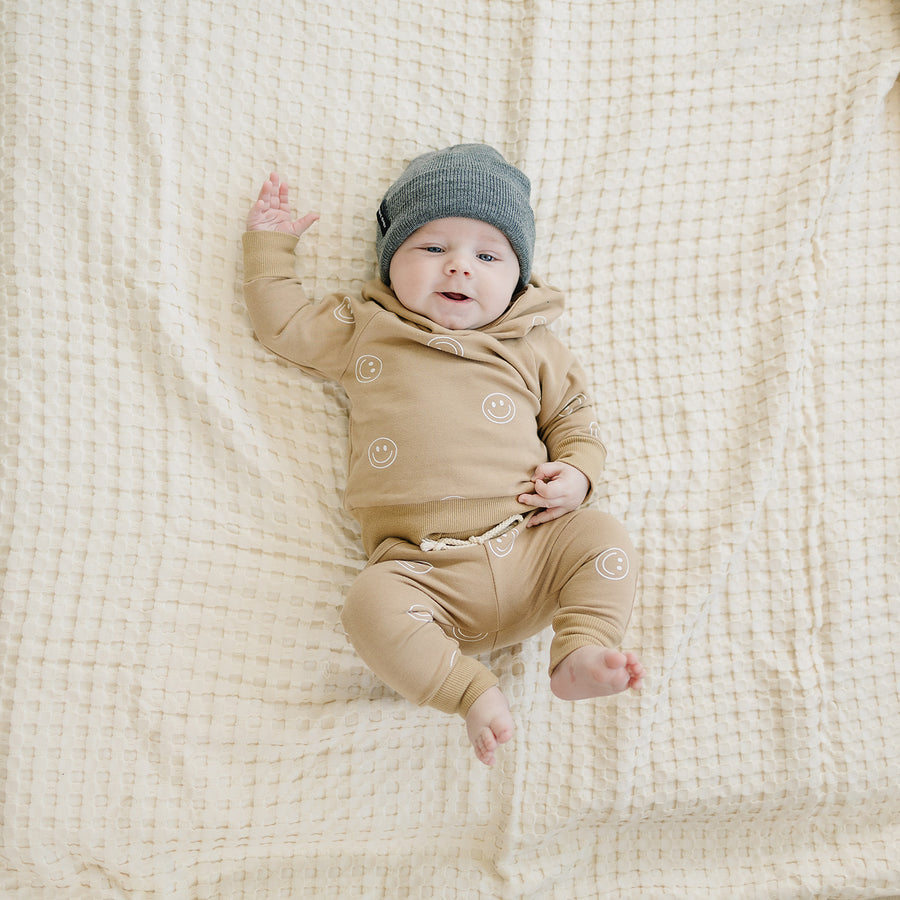 Dark Grey Baby Beanie