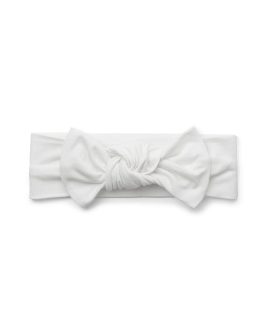 Ivory Headband Bow