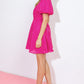 ALL IS CALM WOVEN MINI DRESS