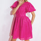 ALL IS CALM WOVEN MINI DRESS