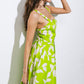 A PASSIONATE HEART WOVEN MIDI DRESS