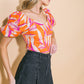 A WORLD OF GOOD WOVEN CROP TOP