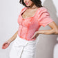 A HEART FOR LOVE DENIM TOP