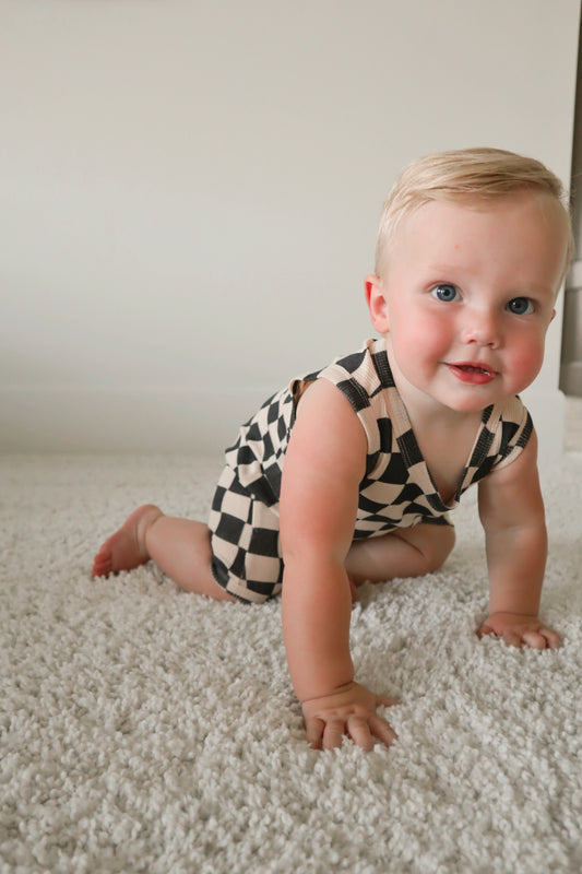 Bamboo Waffle Romper