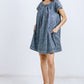 DENIM MINI DRESS