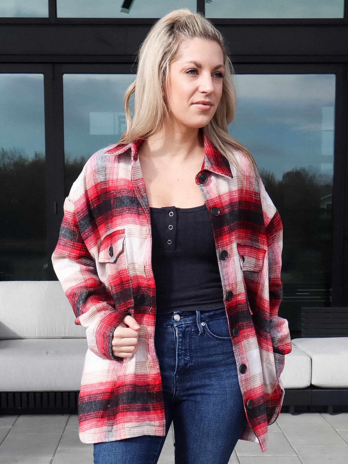 Oversized Plaid Shacket