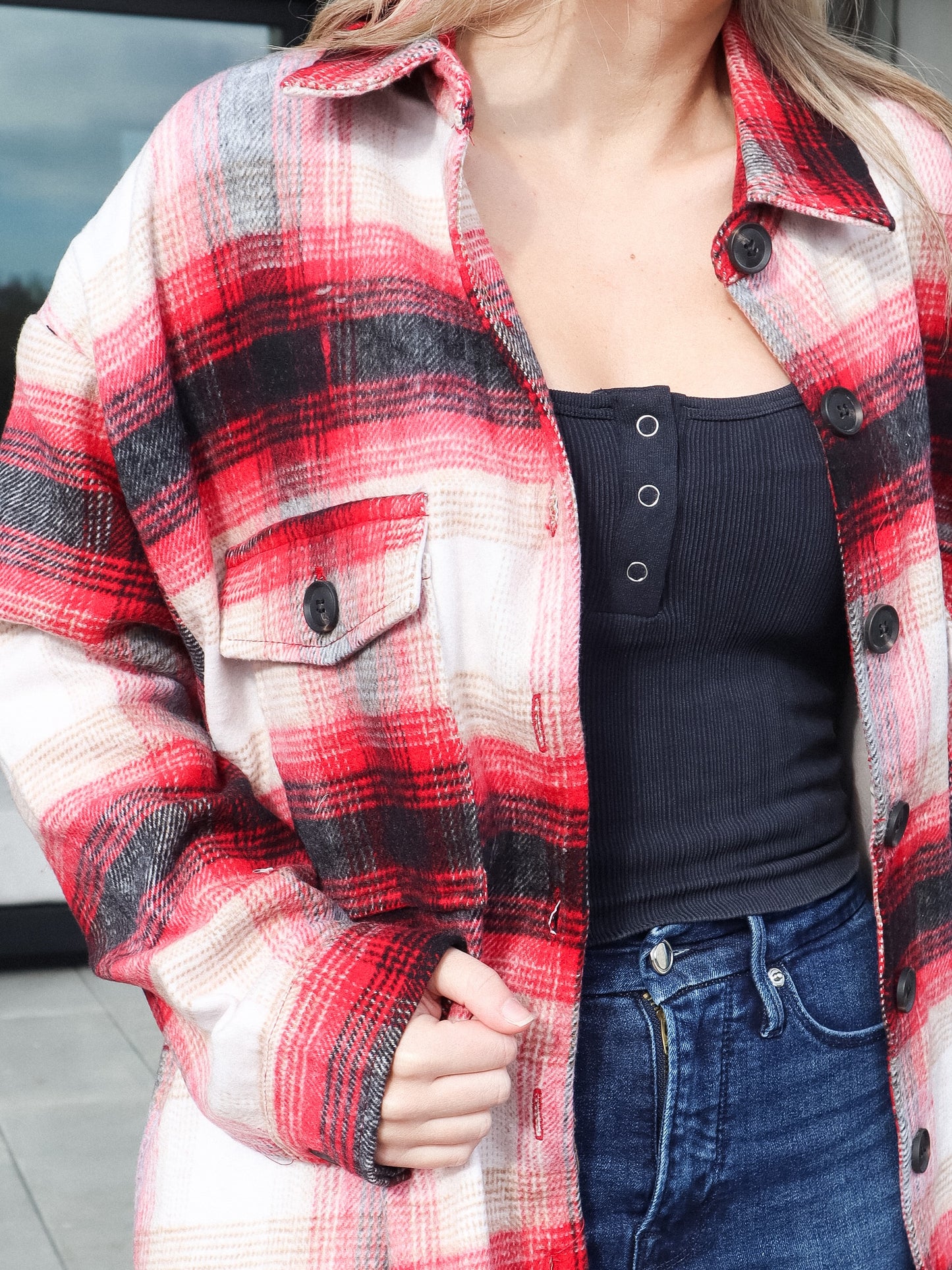 Oversized Plaid Shacket