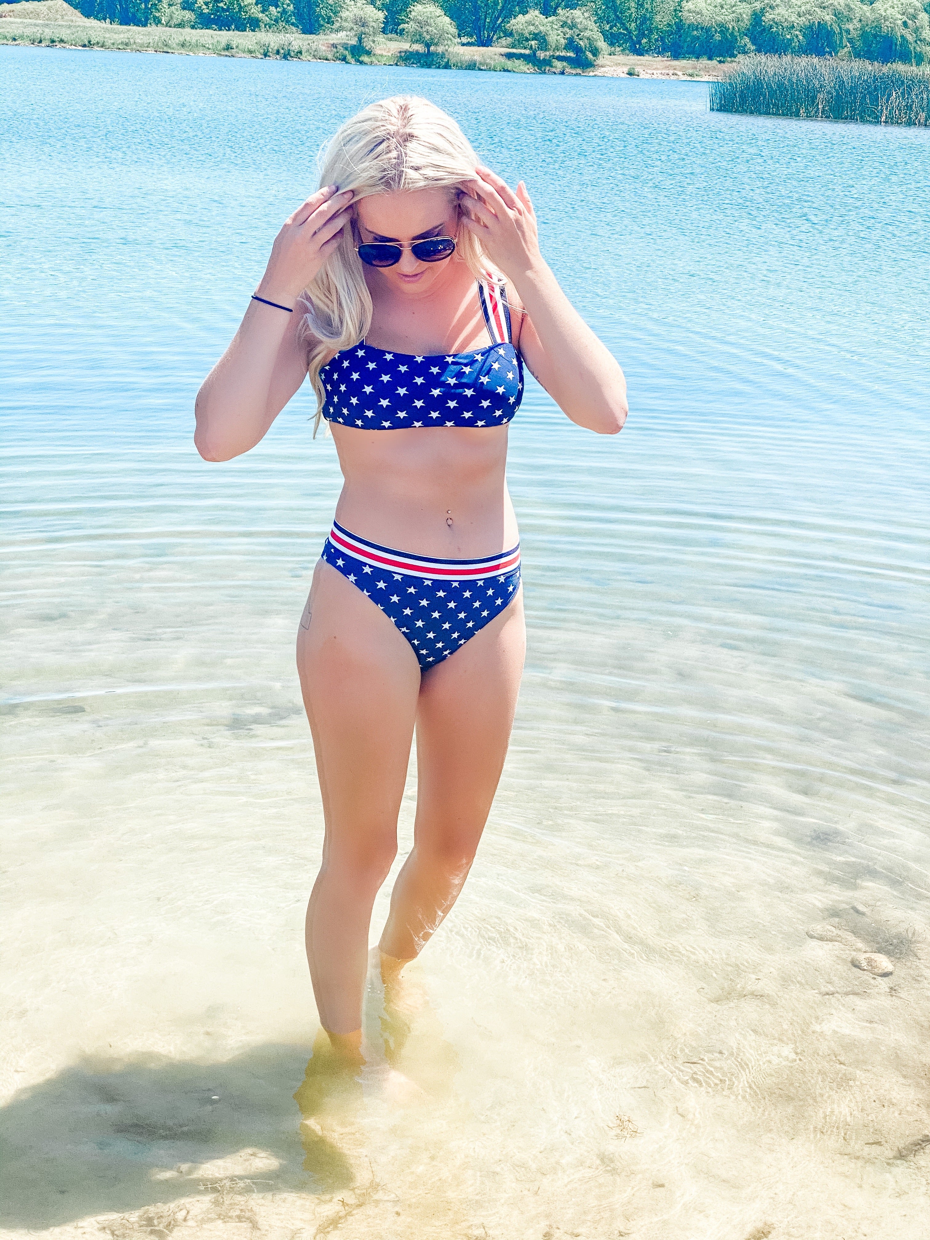 Stars Stripes Bikini Top Harlee Jane